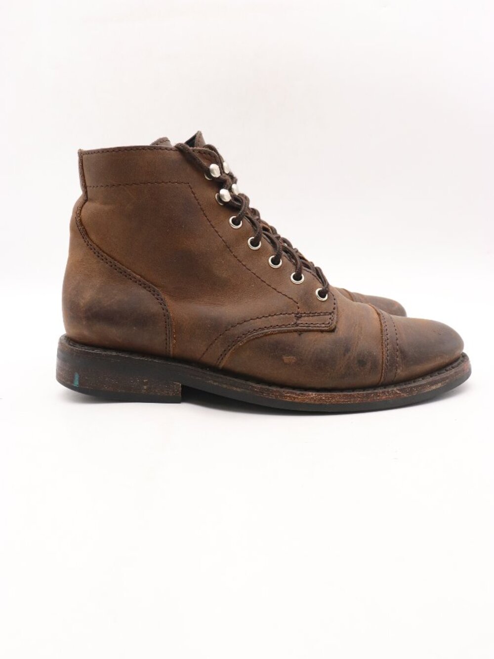 Thursday Boot Company Captain Women’s Size 8 Brown Leather Lace-Up Ankle Boots